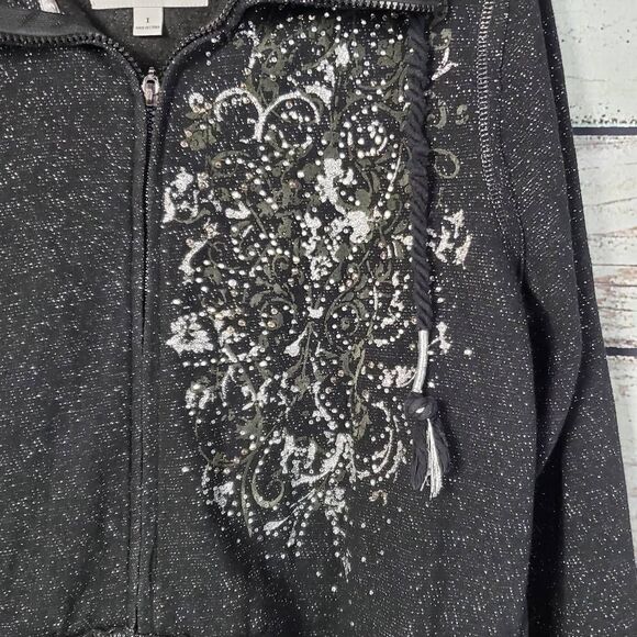 Maurices Black and Gray Hoodie - Picture 2 of 8